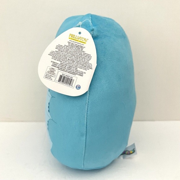 NWT Kellytoy Squishmallows 8” Sealife Squad Blue Misko the Water Bear Plush Toy - Picture 5 of 9